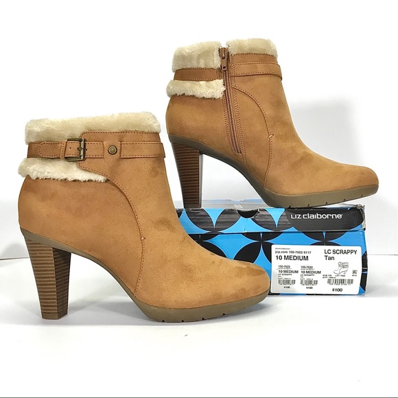 NIB Liz Claiborne Scrappy Heeled Ankle Booties - Picture 16 of 16